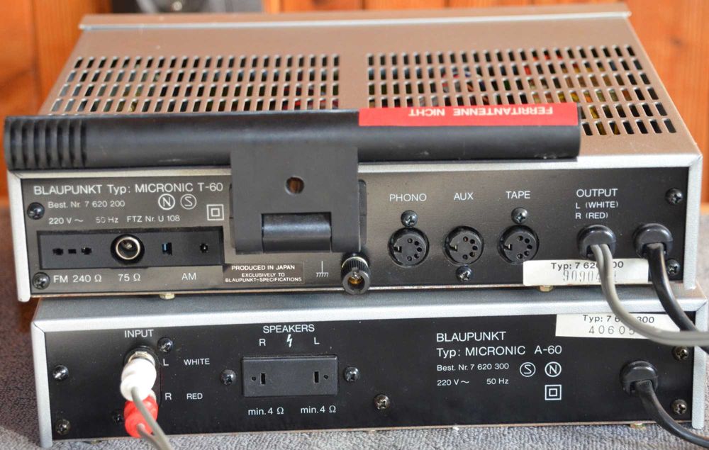 Blaupunkt Micronic 60  wzmacniacz A-60 tuner T-60 Wieża Japan