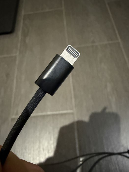 Кабель Apple usb c lighting black оригинал плетеный