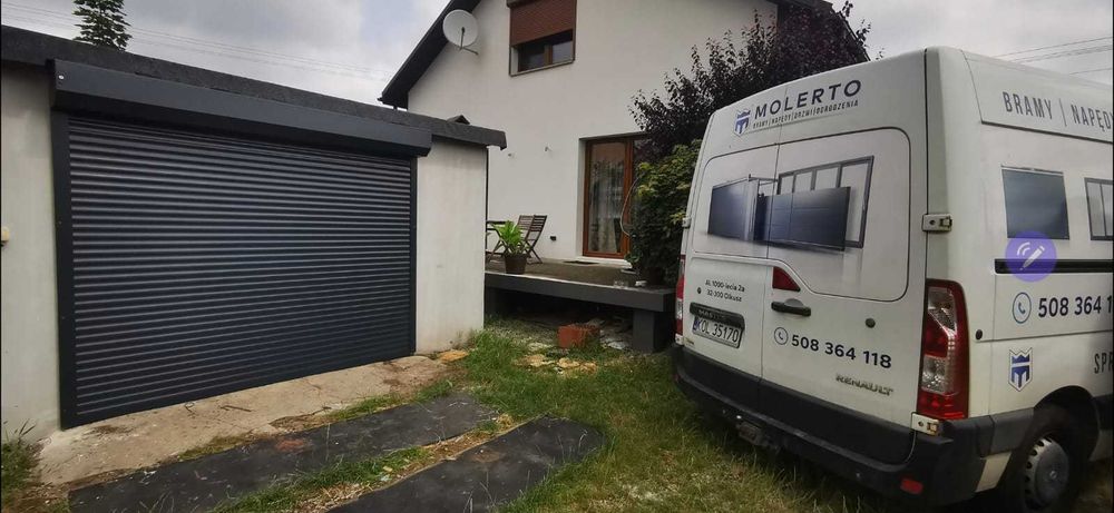 Napędy do bram przesuwnych 2 skrzydłowych garażowych