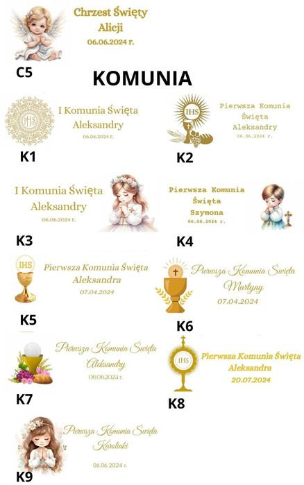 Podziękowania dla gości miód nabierak