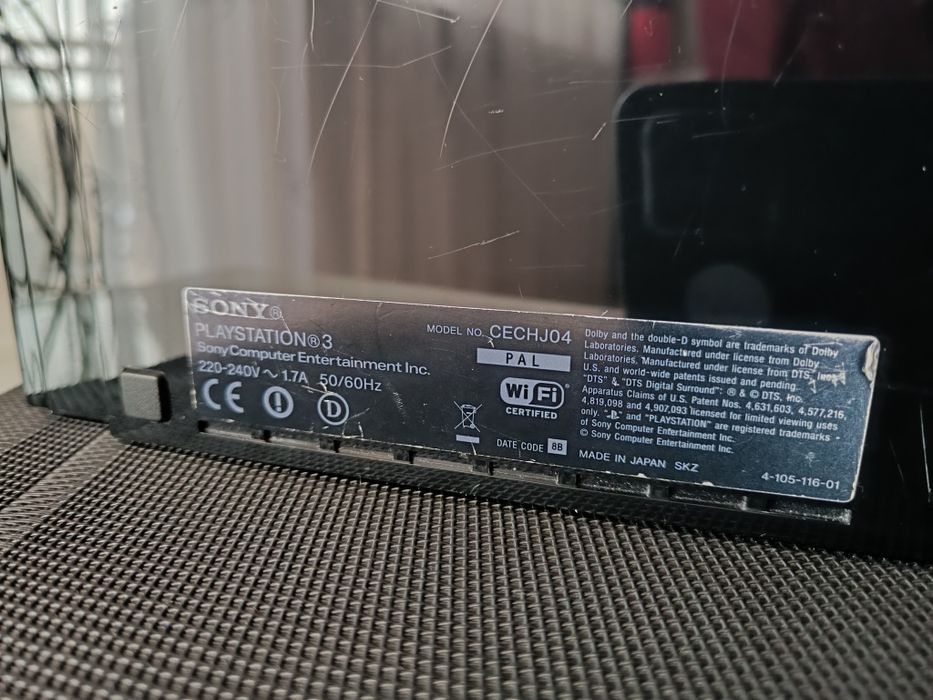 Sony PlayStation 3, PS3, CECHJ04, 40GB, 2 gry