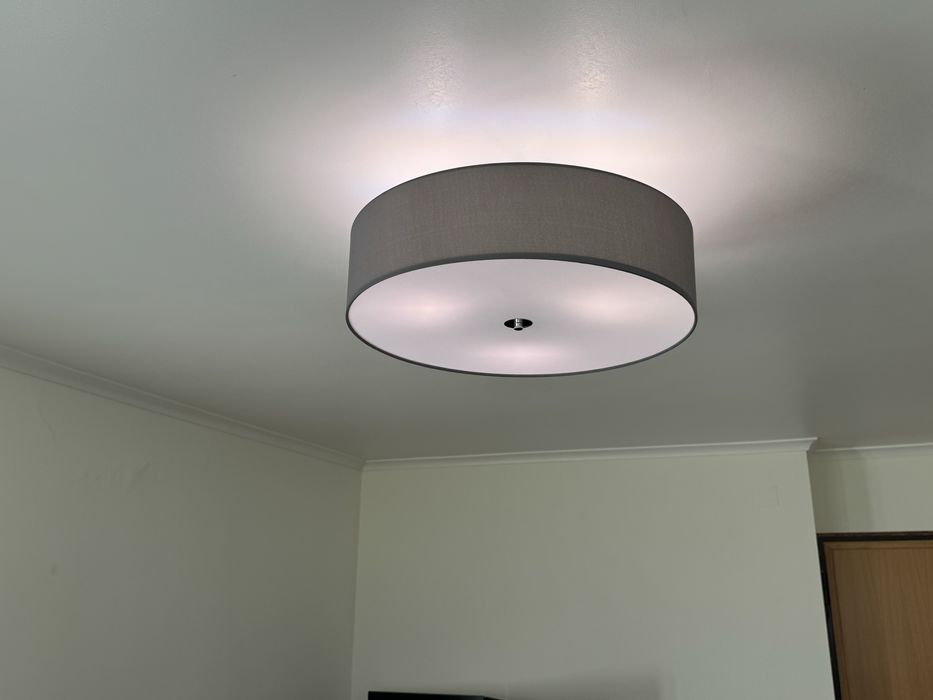 Candeeiro de teto Ø 60 cm 3 focos (E27)