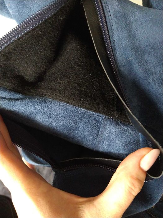 Kozaczki damskie, muszkieterki zamsz naturalny