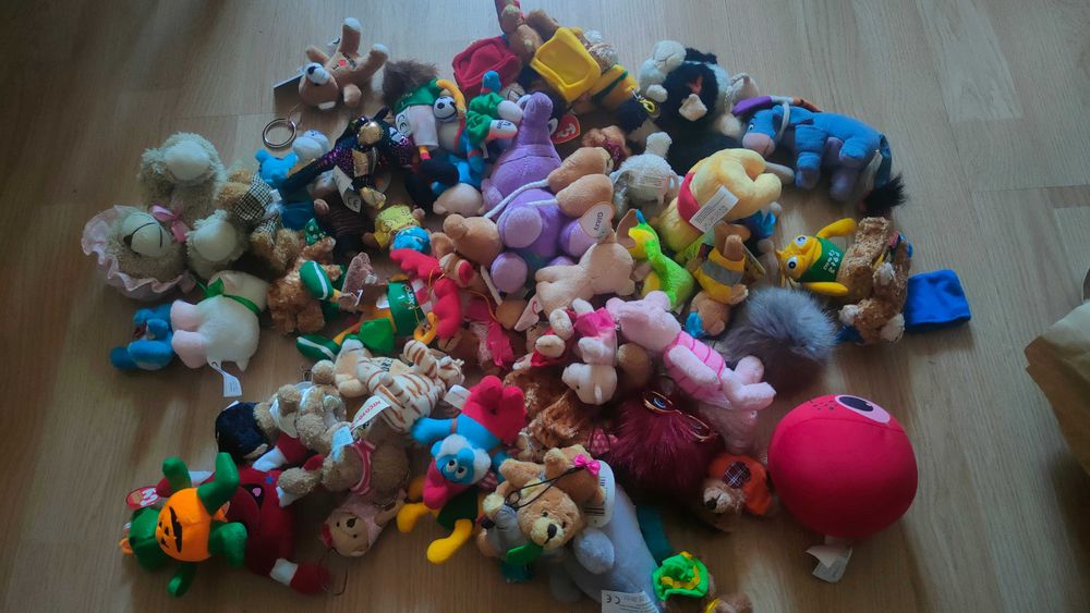 Torba małych maskotek (dużo nowych z metkami)