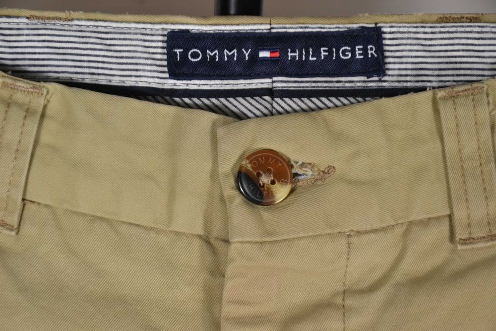 TOMMY HILFIGER Brooklyn Chino Spodnie Męskie 33/32 Oryginalne Super Stan