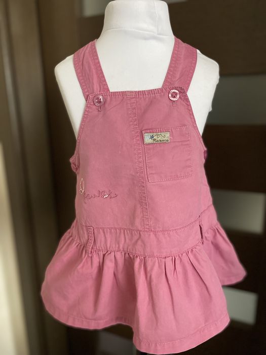 Spódniczka ogrodniczka różowa Rabelle 80cm