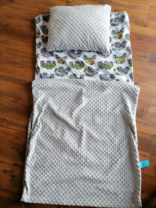 Pościel oraz kołderka Minky dla przedszkolaka 75x220