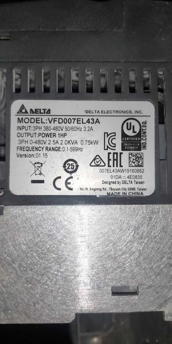 Перетворювачі частоти Delta