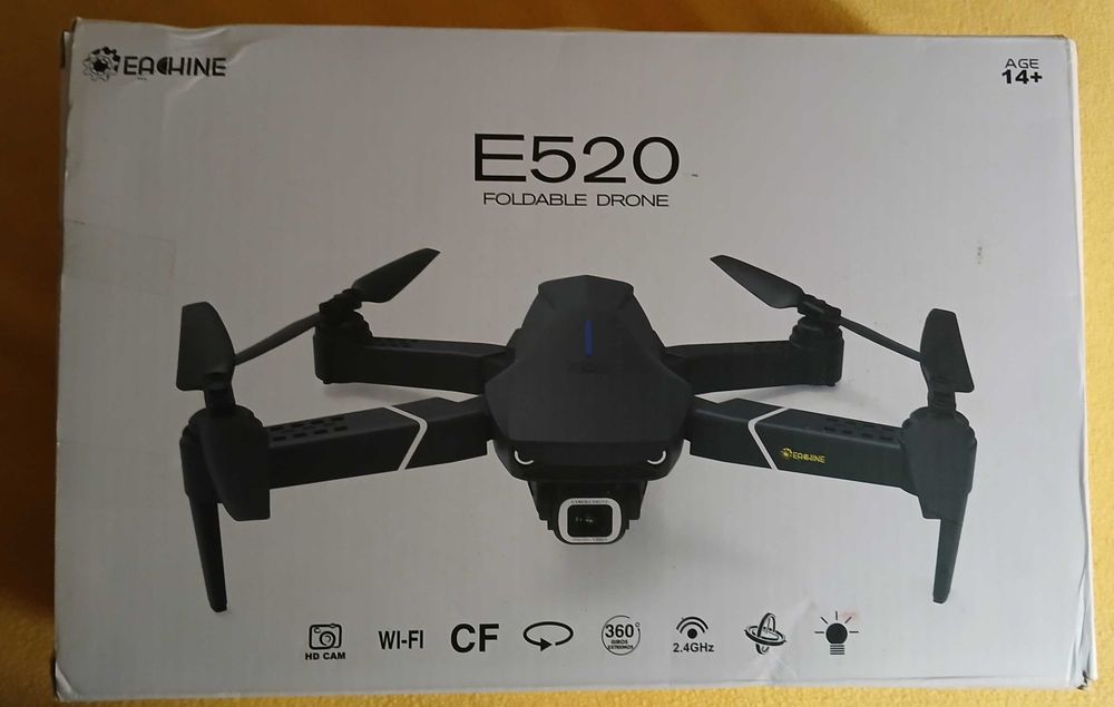 Drone Eachine 520 usado, excelente estado, com câmara 4K