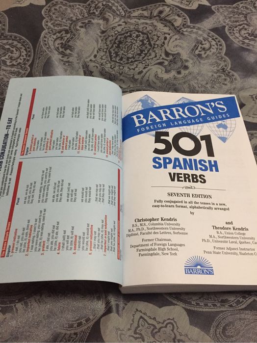501 Spanish verbs (Barrons)