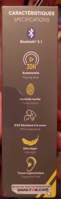 Auriculares Bluetooth Novos para Desporto