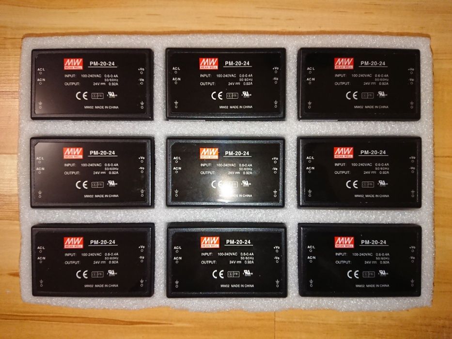 Продам герметичный блок питания на плату 24V MEAN WELL PM-20-24
