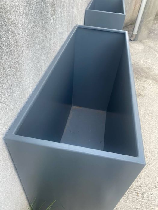 Floreiras em chapa ferro 3 mm