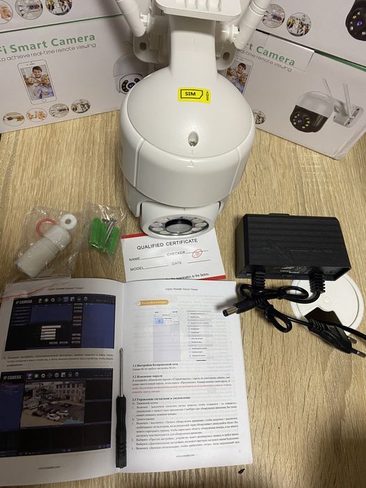 3G 4G с сим картой Камера видеонаблюдения ip wifi поворотная