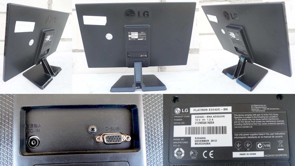 Monitor LG Flatron EF2242C-BN 21,5" LED FullHD 16:9 VGA VESA
