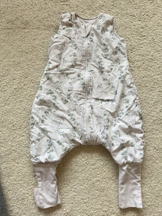 Śpiworek do spania z nogawkami 2,5 TOG  Dobre Liski  wzor eucaliptus