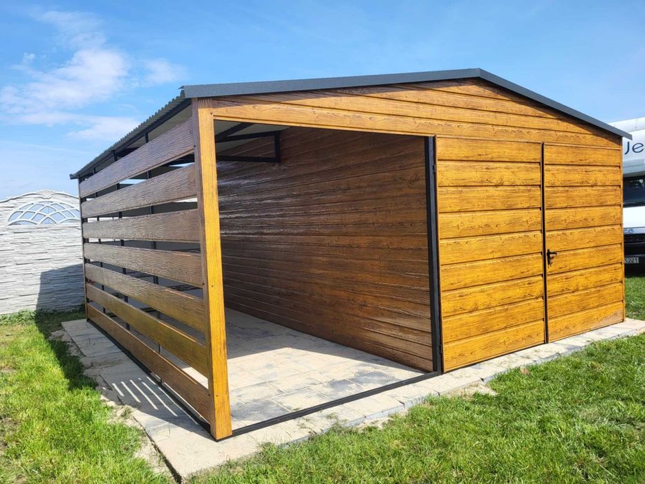 Garaże Blaszane! Wiata Hala Magazyn-Profil 3x6 6x6 4x6 12x6 5x5