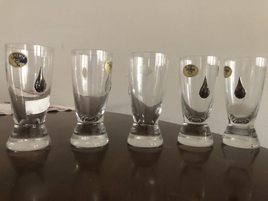 4 copos cristal bohemia