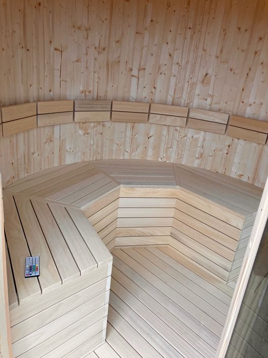 Sauna ogrodowa zewnętrzna okrągła- Dostępna od ręki!!