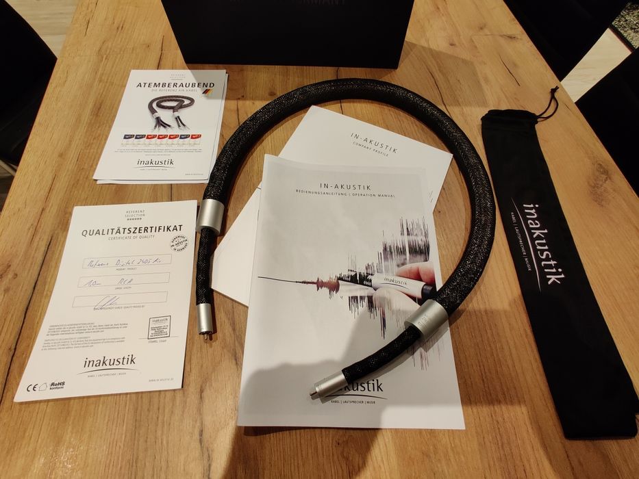 Kabel cyfrowy coaxial Inakustik Referenz digital 2405 air rca
