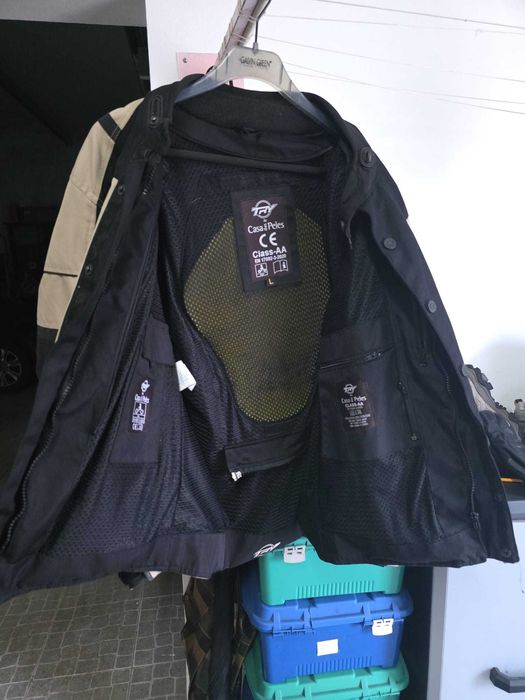 Casaco de Mota Try – Certificação AA  Máxima Proteção Verão e Inverno