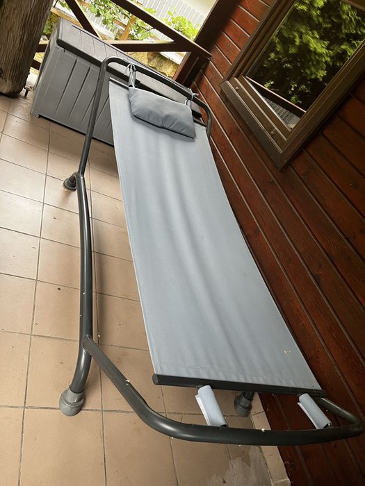 Łóżko hamak tarasowe leżak polowe