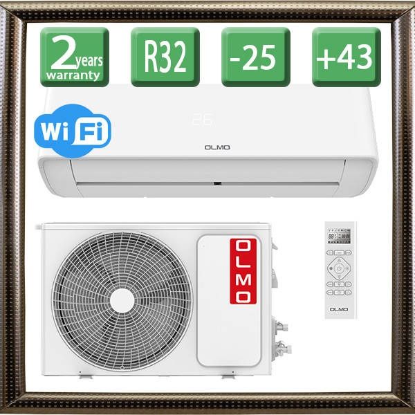 Кондиционер Olmo Premion тепловой насос на - 25С! Акция! Лучшая!