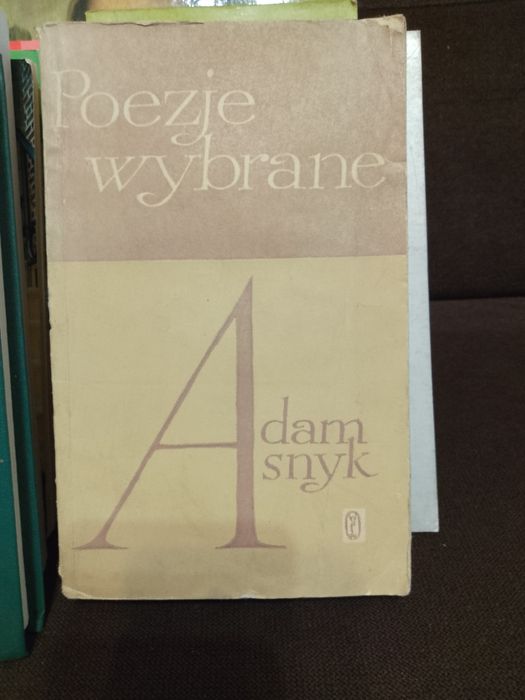 Poezje wybrane , Adam Asnyk.