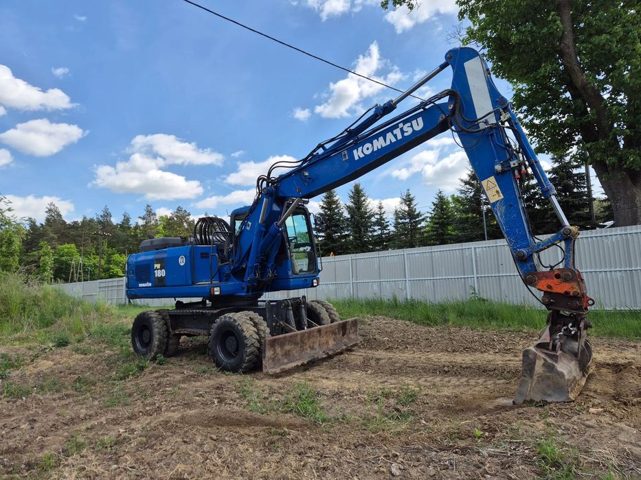 Komatsu Pw 180  Koparka kołowa komatsu pw180 Rok 2008 KLIMA