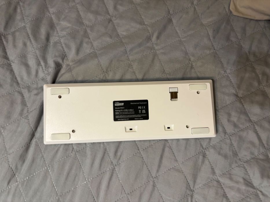 Klawiatura custom Royal Kludge RK61 Akko CS Yellow Creamy V3 60%