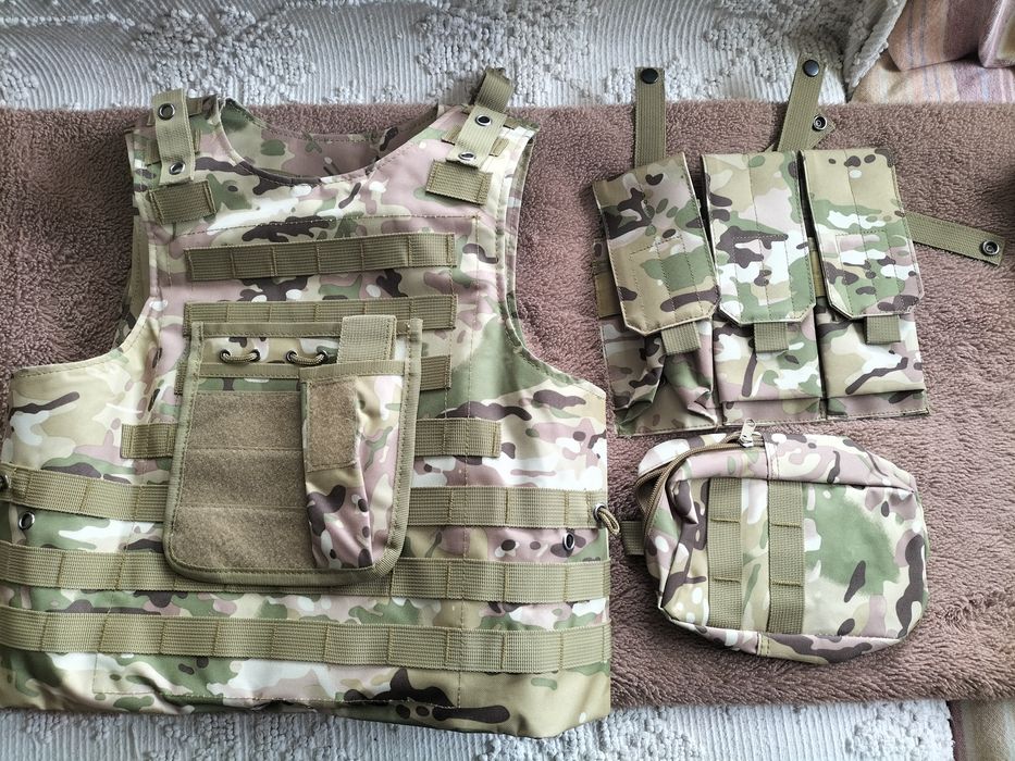 Colete para airsoft camuflado