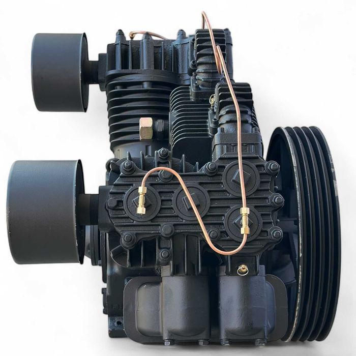 Двоступеневий поршневий блок компресора GD-2155ТH (3194 л/хв, 10 Атм)