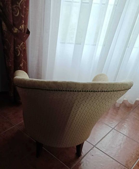 Cadeirão em tecido