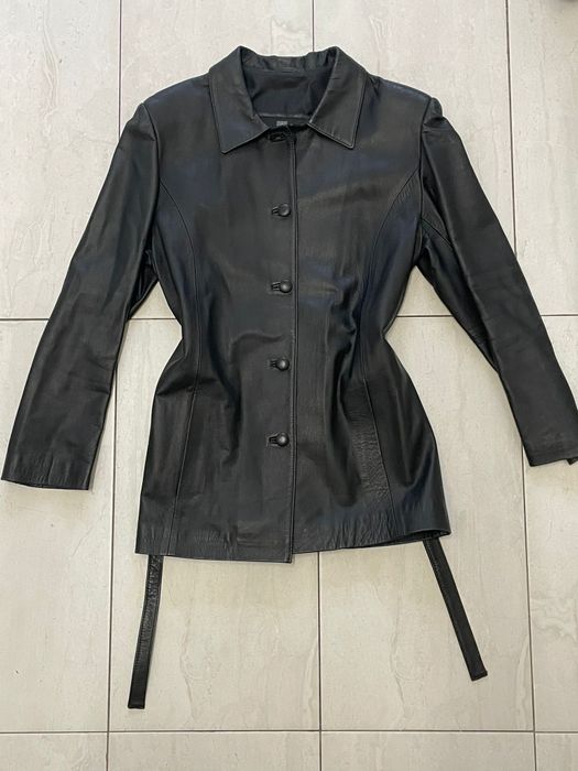 Casaco em pele Feminino Preto