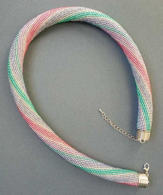 Джгут бісерний ручної роботи "Літній ранок"