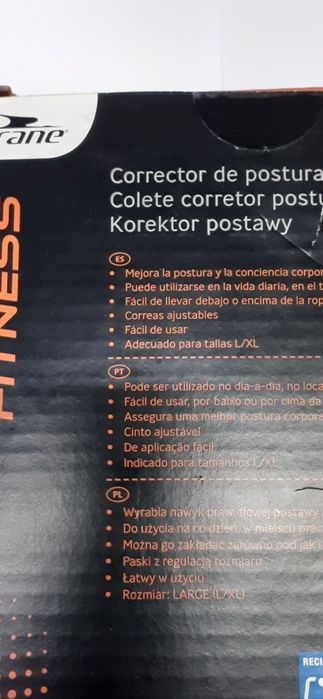 Corrector de postura
