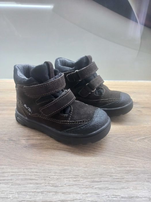 Trzewiki chłopięce, buty dziecięce skórzane brązowe RENBUT rozm.24