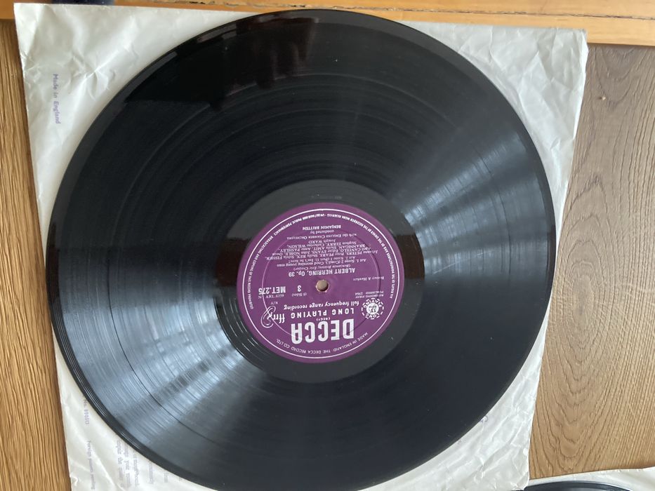 Unikat! Zestaw BOX 3 xLP English Chamber Orchestra–Albert Herring ’64