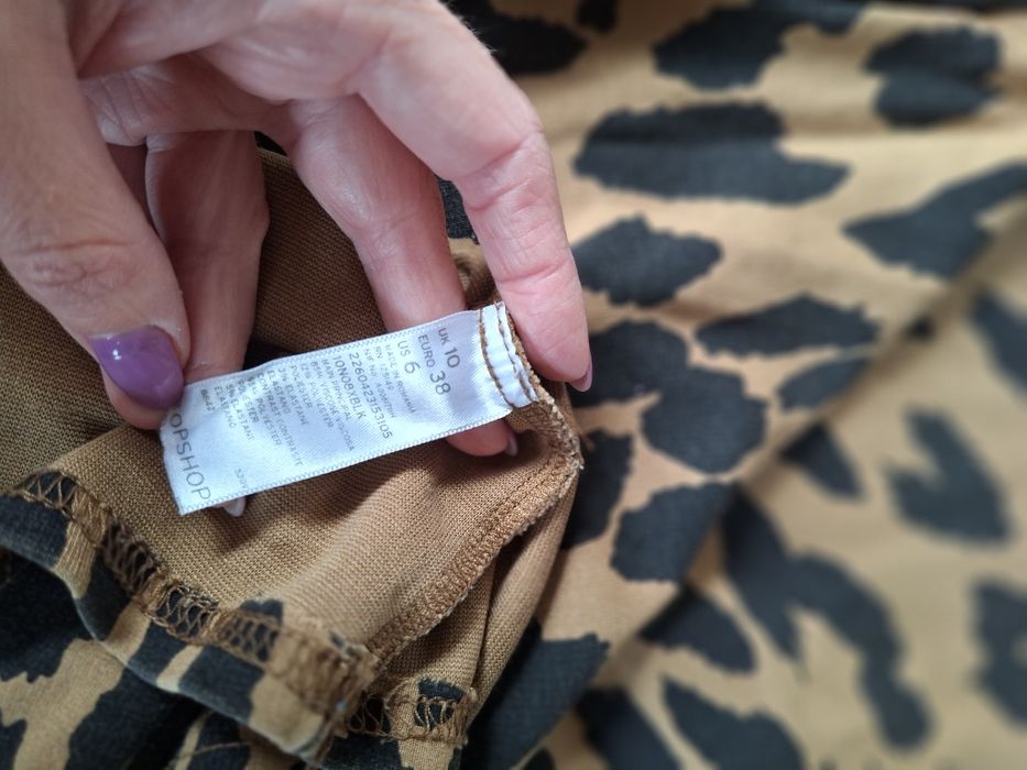 Tunika pantera z kołnierzykiem