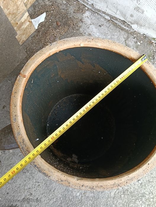 Garnek gliniany duży