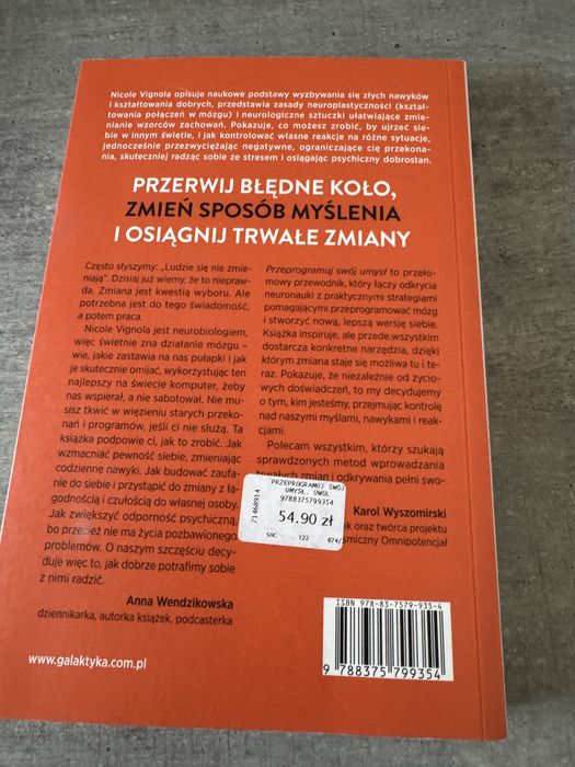 Przeprogramuj swój umysł Nicole Vignola