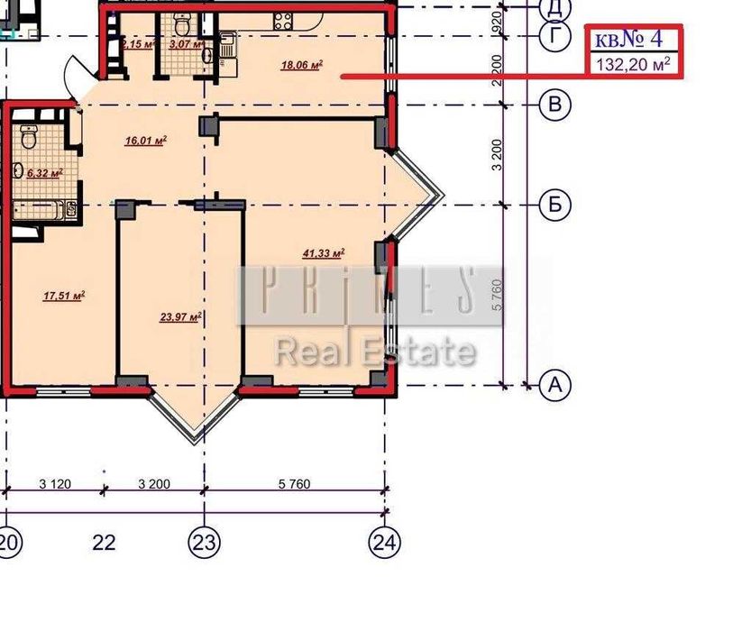 Продаж 3к квартири без ремонту, ЖК Delmar, вул. Андрія Верхогляда, 4б