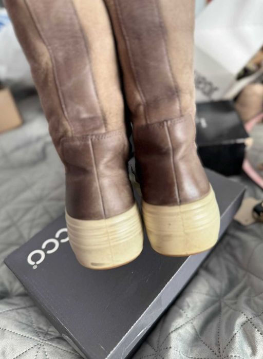 Розпродаж! Напівчоботи на танкетці ECCO SOFT 7 WEDGE