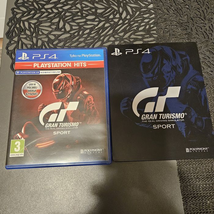 Gran Turismo Sport pl PS4 PS5 plus Steelbook