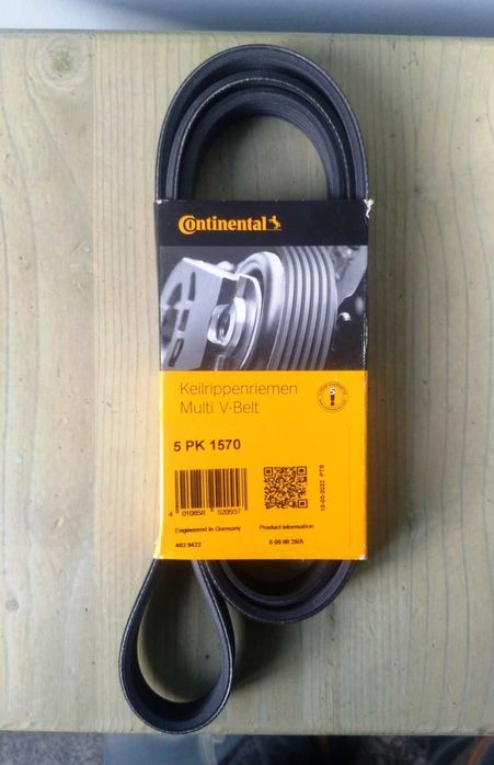 Ремень генератора  CONTINENTAL - 5PK1570