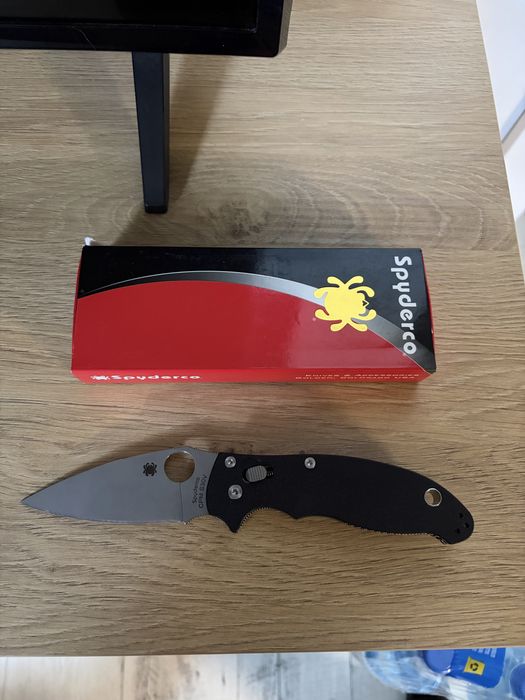 Spyderco manix 2 s30v g10 nóż składany flytanium