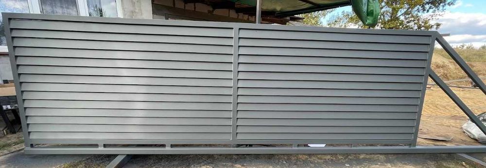 Brama wjazdowa żaluzjowa przesuwna / dwuskrzydłowa Z-100