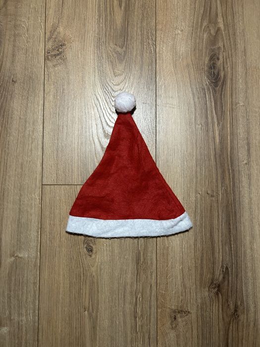 Czapka Mikołaja czerwono biała