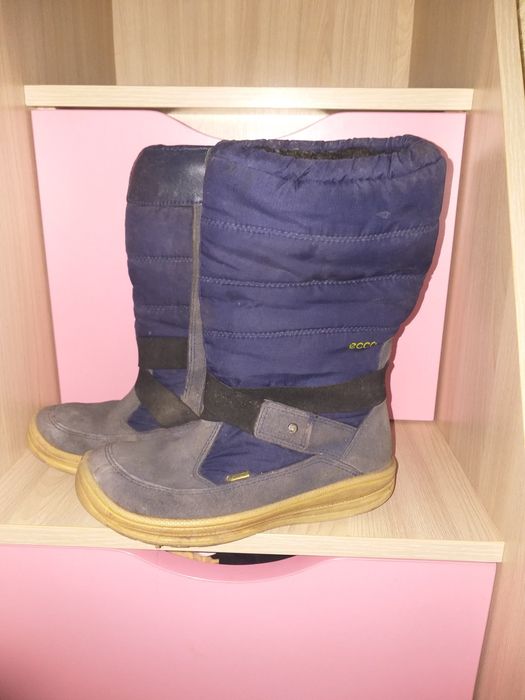Зимові теплі термо сапожки Ecco biom 33р