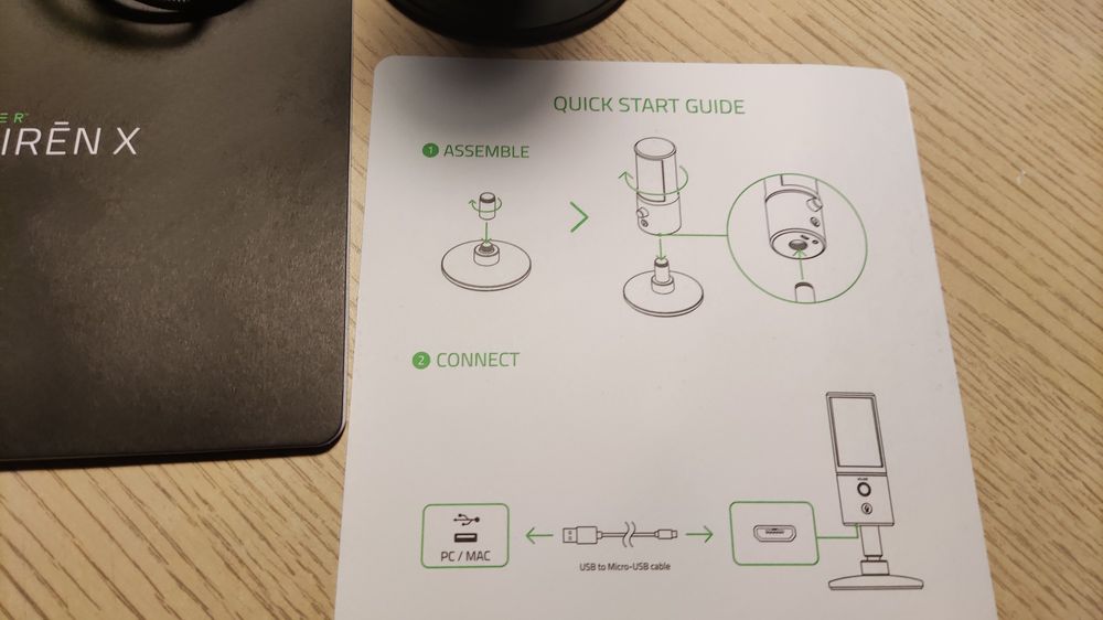 Mikrofon pojemnościowy  do  komputera  USB RAZER SEIREN X Streaming  Y